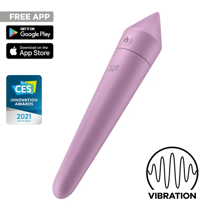 Satisfyer Satisfyer Ultra Power Bullet 8 Connect App, 14 cm, Lila, – Produktbild 1 von 1