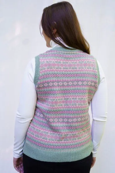 Haus of Namaste Haus of Namaste Klassischer Fair Isle Himalaya Pullover | Handgesponnene 100% Lammwolle | Nachhaltig, fair und AZO-frei – Produktbild 4 von 4