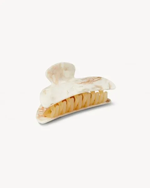 JAN N JUNE JAN N JUNE Machete Haarklammer Midi Claw aus Acetat, Dune white (weiß), – Produktbild 3 von 4