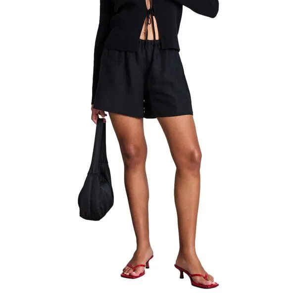 JAN N JUNE JAN N JUNE DRAWSTRING SHORTS LOV, Black, – Produktbild 1 von 6