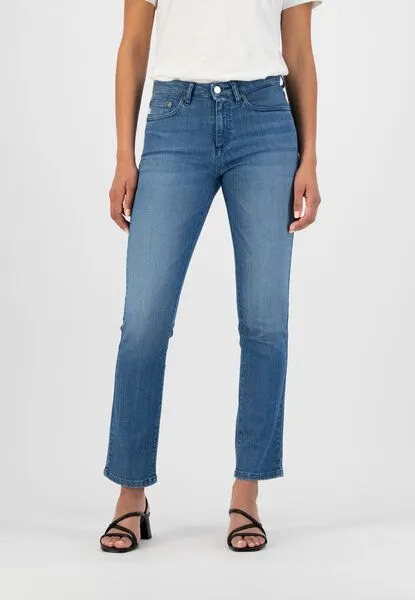 MUD Jeans MUD Jeans Jeans Faye Straight Authentic Indigo – Produktbild 2 von 4