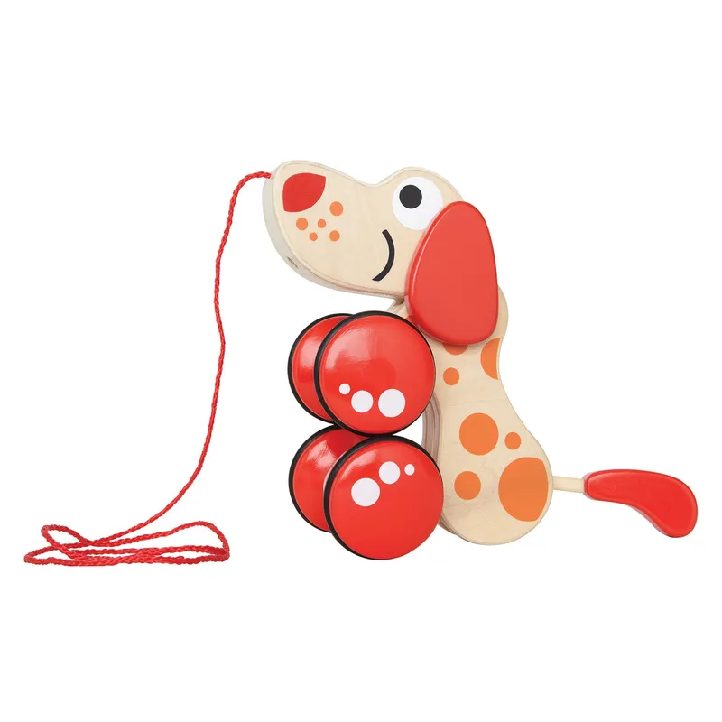 Hape Hape Nachziehspielzeug Hündchen Puppy aus Holz, Mehrfarbig, – Produktbild 1 von 3