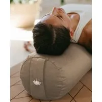 Lotuscrafts Lotuscrafts Yogarolle RESTORATIVE Ø24 cm - Yoga Bolste Rolle - GOTS zertifiziert, Light taupe, – Produktbild 1 von 1