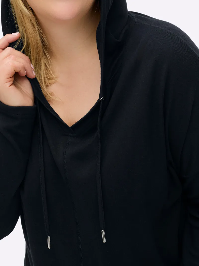 sheego Sweatshirt, Tiefblau, – Produktbild 2 von 3