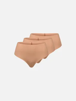 erlich textil erlich textil Light Touch High Waist Brazil String im 3er Pack aus weichem Modal, made in Europe – Produktbild 1 von 1