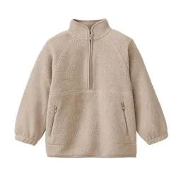 People Wear Organic People Wear Organic Fleece Pullover, beige mélange – Produktbild 1 von 1