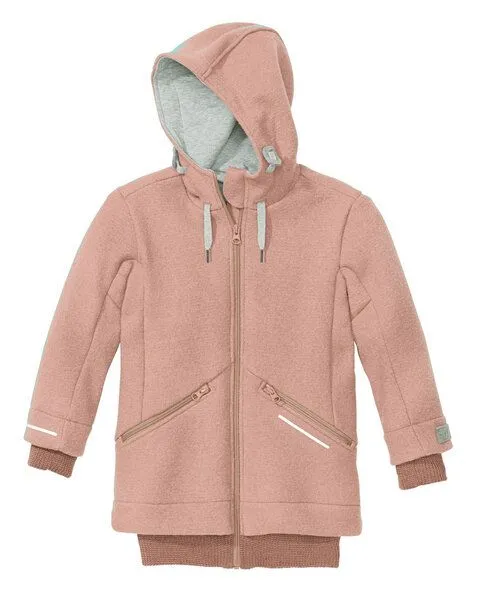 Disana Disana Kinder Outdoor Walk-Mantel kbT Merino Schurwolle, Rosa, – Produktbild 1 von 2