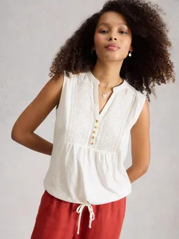 White Stuff Ärmellose Bluse Peony - 44 – Produktbild 1 von 1