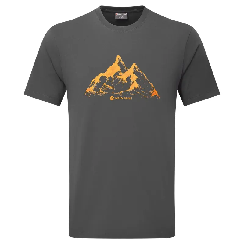 Montane T-Shirt Montane Dual Mountain, Gris, – Produktbild 1 von 1