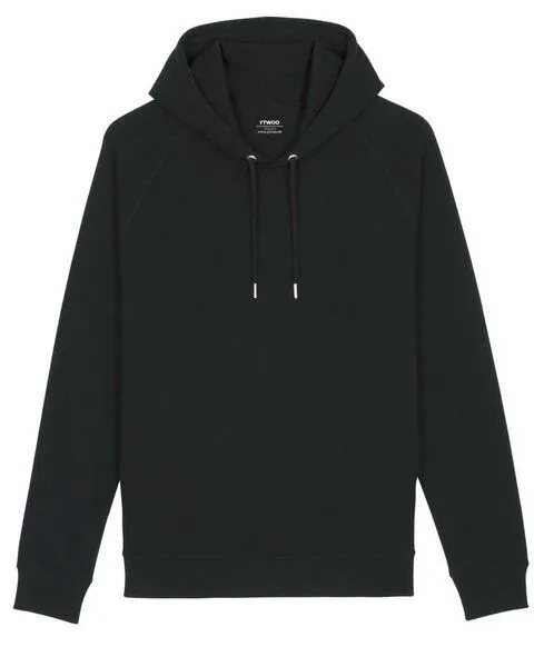 YTWOO YTWOO Hoodie für Damen und Herren, Kapuzenpullover, Basic, Unisex, Schwarz, – Produktbild 1 von 4