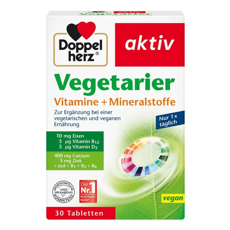 Doppelherz Doppelherz Vegetarier Vitamine+mineralstoffe Tabletten – Produktbild 1 von 1