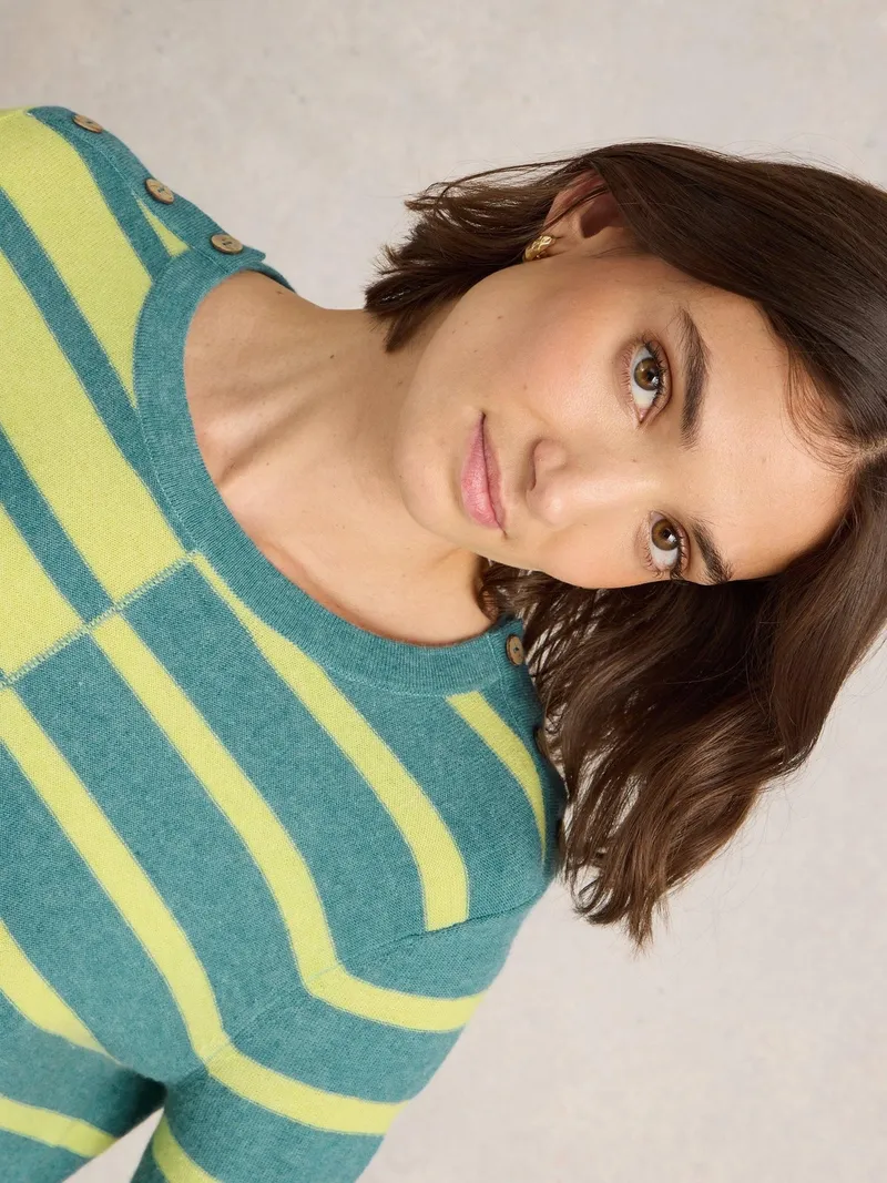 White Stuff Pullover Emma - 34, Blau multi, – Produktbild 3 von 4