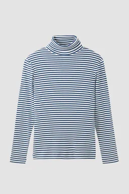 recolution Recolution Damen vegan Langarmshirt Liatris Stripes In Der Farbe Vintage Blau – Produktbild 1 von 1