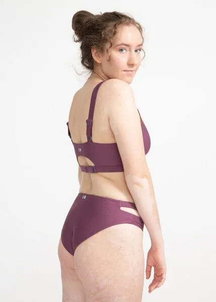 boochen boochen Bikini Slip Caparica - Reversible Surf Bikini - Farbe, Lavender (lila), – Produktbild 3 von 4