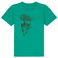 Life Tree Life-Tree Shirt aus Biobaumwolle Fairwear für Kids "Maple Island" in verschiedenen Farben, Grün, – Produktbild 1 von 1