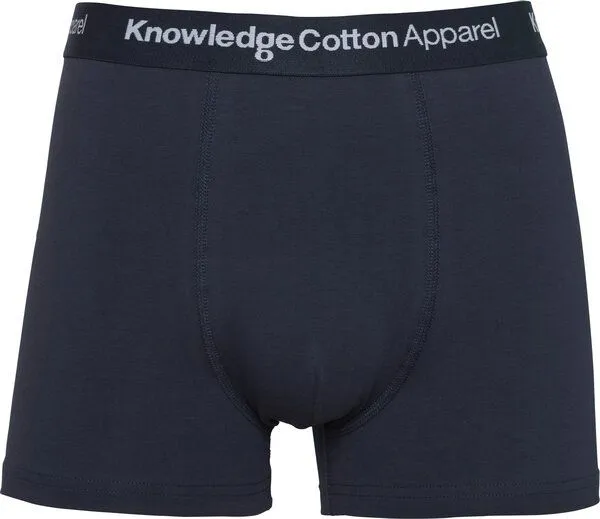 KnowledgeCotton Apparel KnowledgeCotton Apparel Herren-Unterhosen im 2er-Pack, Total eclipse, – Produktbild 2 von 3