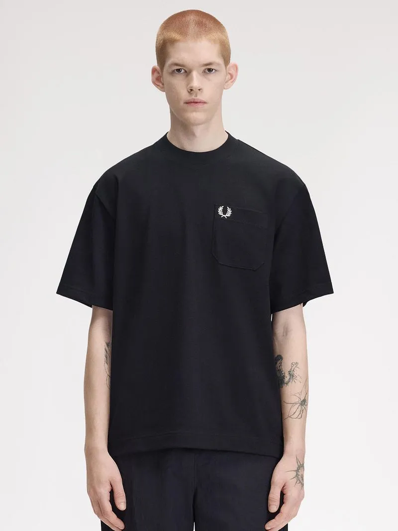 Fred Perry Fred Perry T-Shirt Schwarz - Größe M, Schwarz, – Produktbild 5 von 5