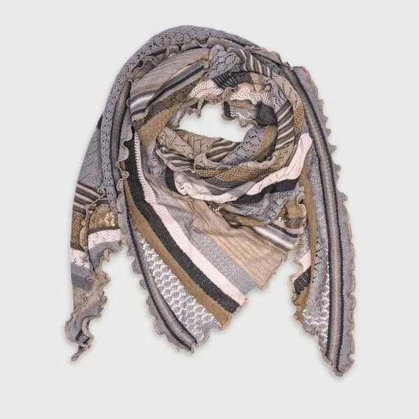 Invero Invero Dreiecktuch Kyra, Sand, – Produktbild 1 von 2