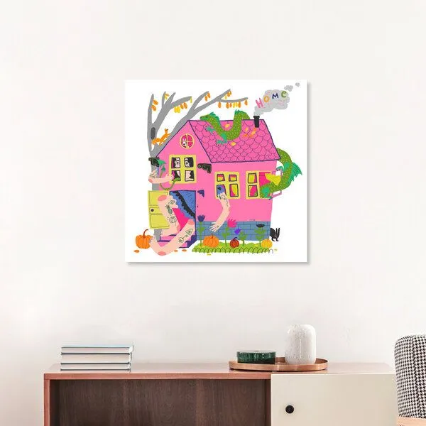 Photocircle Photocircle Poster / Leinwandbild - Home I don't fit in – Produktbild 3 von 4