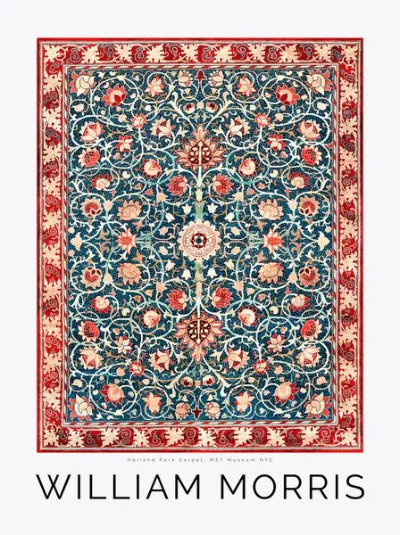 Photocircle Photocircle Poster / Leinwandbild - Carpet Pattern von William Morris – Produktbild 2 von 4