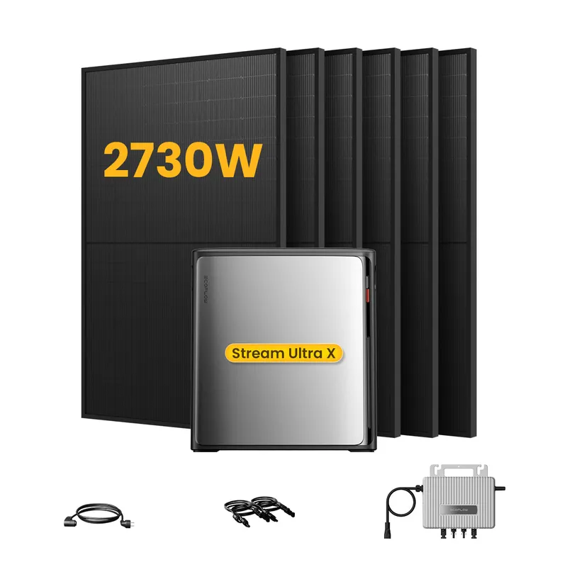 EcoFlow EcoFlow Stream Ultra X, Solaranlage mit Speicher, mit 6 x 455W Bifazialen Solarmodulen, by Powerness - Stream Ultra X | 3840Wh / ohne Zubehör / Standardversand – Produktbild 1 von 1