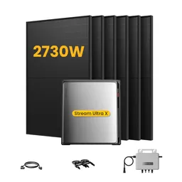 EcoFlow EcoFlow Stream Ultra X, Solaranlage mit Speicher, mit 6 x 455W Bifazialen Solarmodulen, by Powerness - Stream Ultra X | 3840Wh / ohne Zubehör / Standardversand – Produktbild 1 von 1