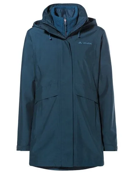 Vaude VAUDE 3in1-Jacken Women's Idris 3in1 Parka IV, Dark sea, – Produktbild 1 von 4