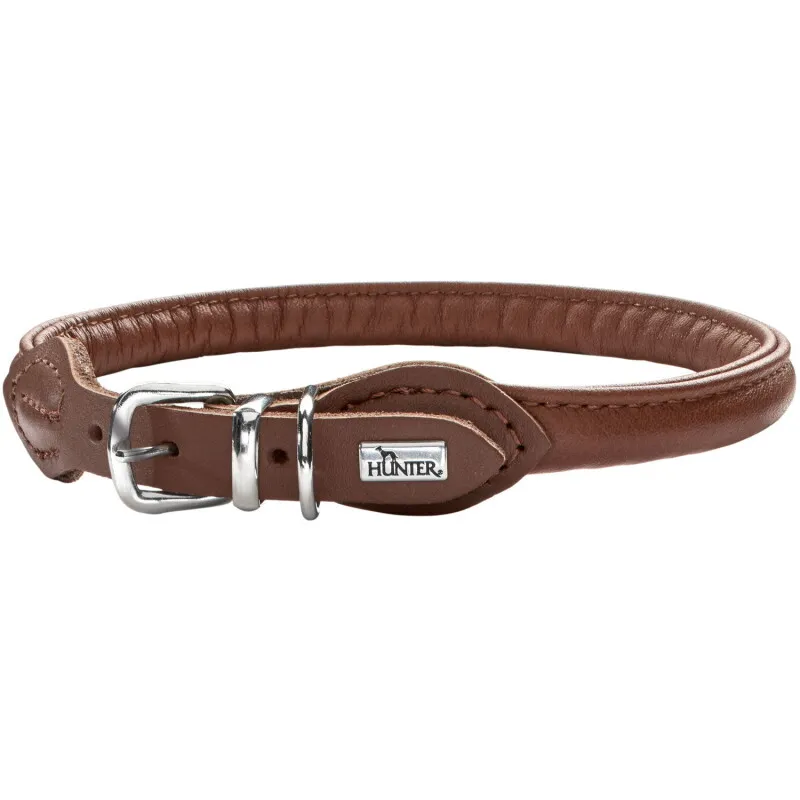 Hunter Hunter Halsband Round & Soft braun 50 cm, Braun, – Produktbild 1 von 2