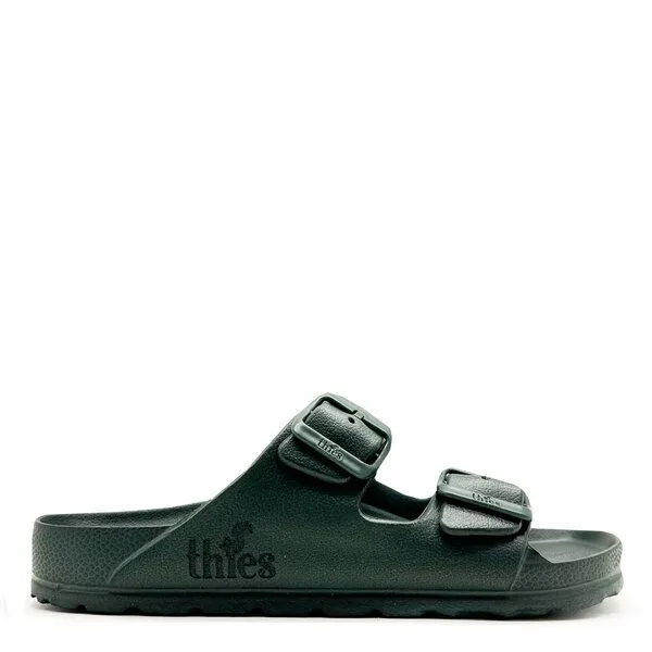 thies Vegane Ecofoam Sandale thies Men, Forest green, – Produktbild 1 von 4