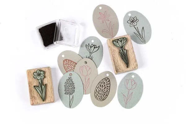 STUDIO KARAMELO STUDIO KARAMELO Stempel FRÜHLINGS BLUMEN, Osterglocke, Krokus, Tulpe – Produktbild 5 von 8