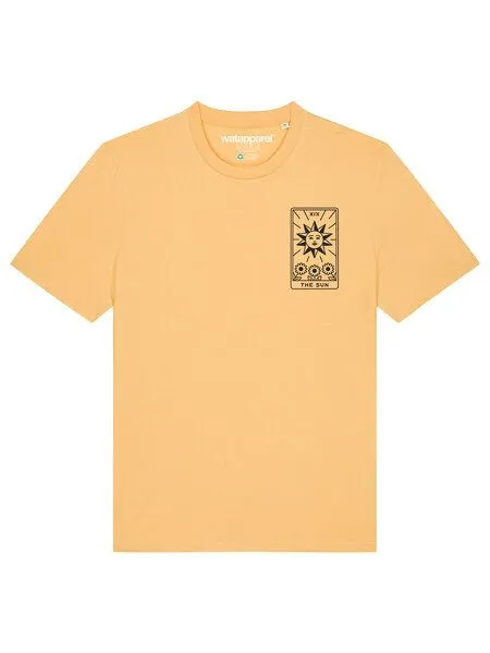 watapparel watapparel T-Shirt Unisex Tarot The Sun, Nispero, – Produktbild 2 von 3