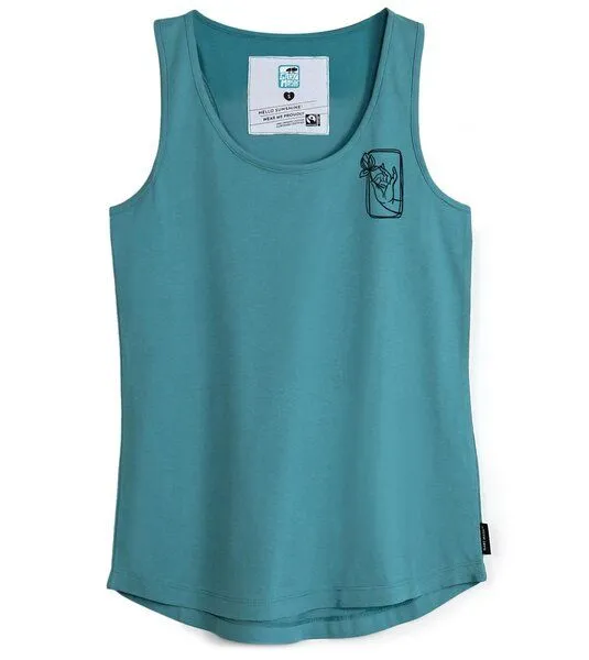 Gary Mash GARY MASH Tanktop Alex Lotus aus Biobaumwolle, Blau, – Produktbild 4 von 4