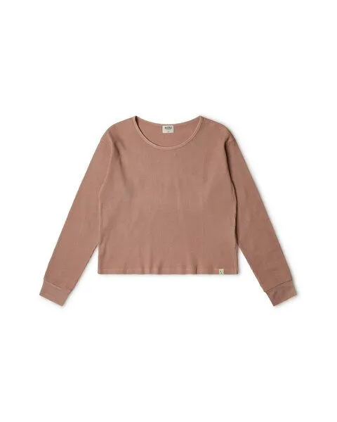 MATONA Matona Baumwoll Longsleeve für Frauen / Basic Longsleeve Adult, Rosa, – Produktbild 3 von 3