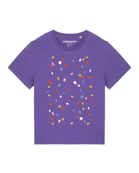 watapparel watapparel T-Shirt Frauen This is Art, Purple love, – Produktbild 1 von 3