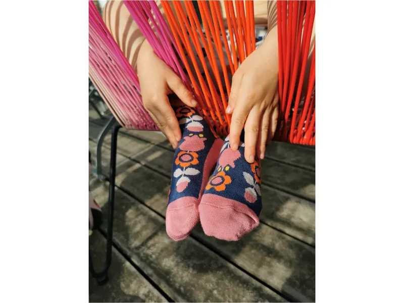Fräulein Prusselise Baby- und Kindersocken Tulpe blau Gr.27/30, Mehrfarbig, – Produktbild 2 von 2