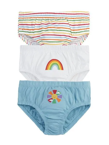 Frugi Frugi Unterhosen Dreierpack für Mädchen und Jungs – Produktbild 1 von 3