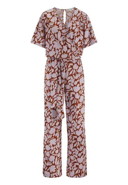 hessnatur hessnatur Print Jersey Overall Regular aus reiner Bio-Baumwolle, Pastell lavendel, – Produktbild 3 von 4