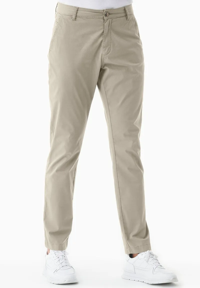 ORGANICATION ORGANICATION Herren vegan Slim-Fit Hose Federbeige, Beige, – Produktbild 1 von 1