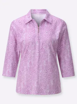 Witt Poloshirt orchidee-weiß-bedruckt – Produktbild 1 von 1
