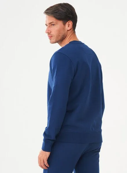 ORGANICATION ORGANICATION Sweatshirt aus Bio-Baumwolle, Navy, – Produktbild 4 von 4