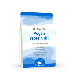 Vegan Protein HIT Proteinpulver mit Erbse + Kreatin + Enzyme – Produktbild 1 von 1