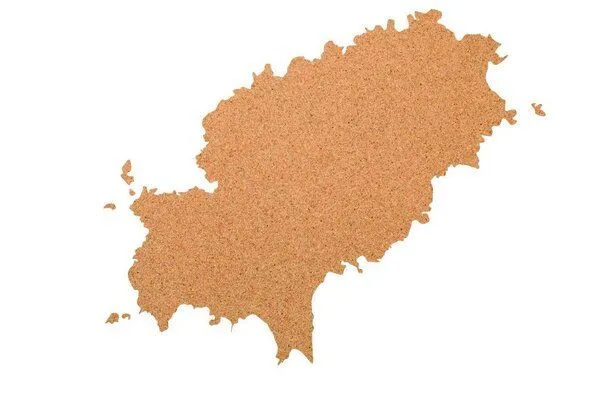 Kork-Deko Kork-Deko Ibiza als Pinnwand aus Kork XXL ca. 80x50 cm | Umriss Ibiza – Produktbild 1 von 1