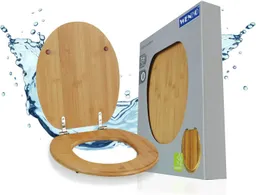 Wenko Wenko WC-Sitz Bambus Dunkel (1-St) – Produktbild 1 von 1
