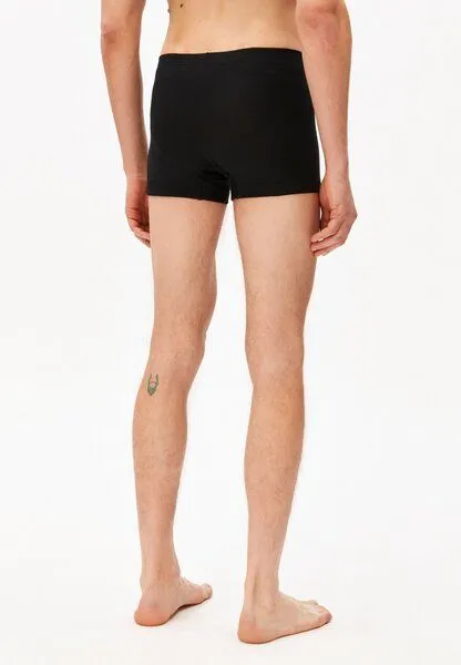 ARMEDANGELS ARMEDANGELS RICAARD RIB Herren Ripp-Boxer aus Bio-Baumwoll Mix, Black, – Produktbild 2 von 4