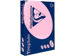 Clairefontaine 250 Blatt Clairfontaine Farbiges Kopierpapier 'Trophee' 120 g/m², DIN A4, rosa – Produktbild 1 von 1