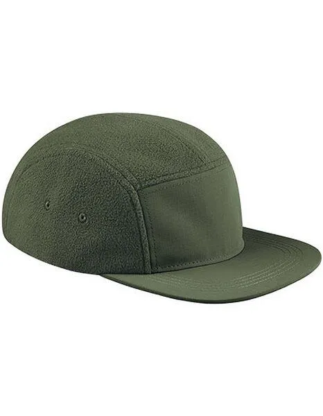 Beechfield Beechfield Fleececap Baseball Cap Fleece Winter Herbst warm Outdoor Camper Recyceltes Polyester, Oliv, – Produktbild 2 von 4