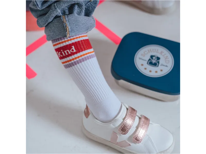 Kikadu Kikadu Socken Schulkind Lavendel 27/30, Weiß, – Produktbild 2 von 2