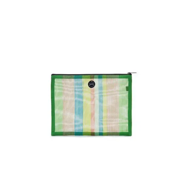 Smateria Smateria Limited Edition – Transparente Innentasche, Grün gestreift (mehrfarbig), – Produktbild 1 von 2