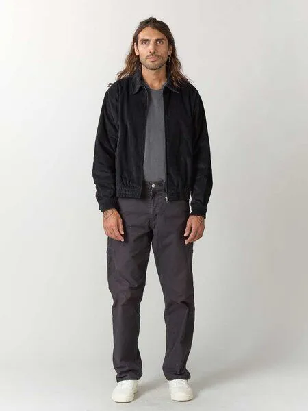 Yahmo Yahmo Dirk Bomberjacke, Schwarz, – Produktbild 2 von 4