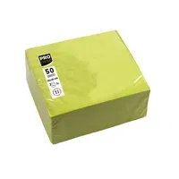 ProNappe 50 ProNappe Cocktail-Servietten 20 x 20 cm, kiwigrün – Produktbild 3 von 3